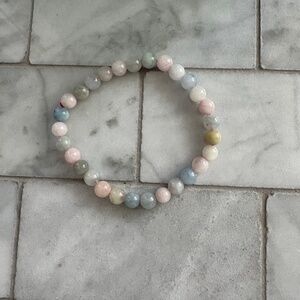 Share  Jade Elastic Band Friendship Bracelet
